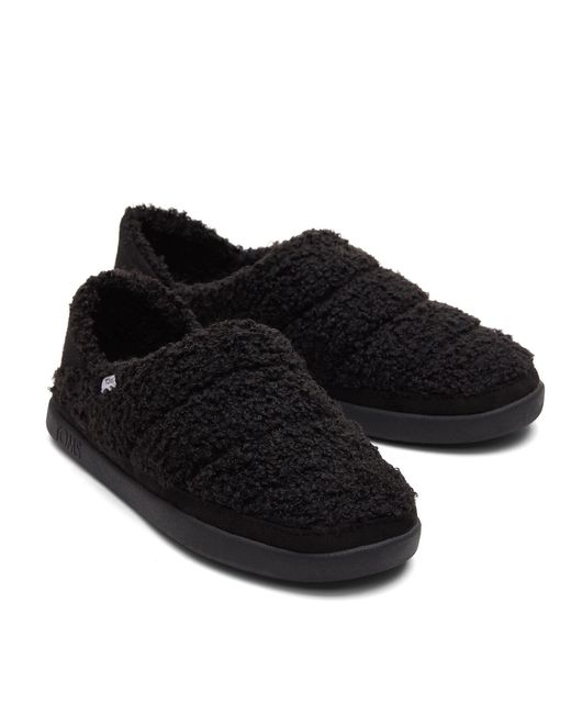 TOMS Black Ezra Slippers