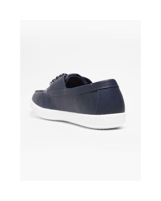Lambretta Blue Vulkn Boat Shoes for men