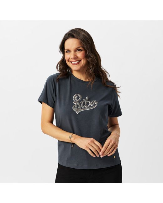 Biba Gray Logo T-Shirt