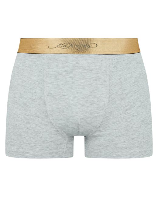 Ed Hardy White Rixey Boxer Briefs Pack for men