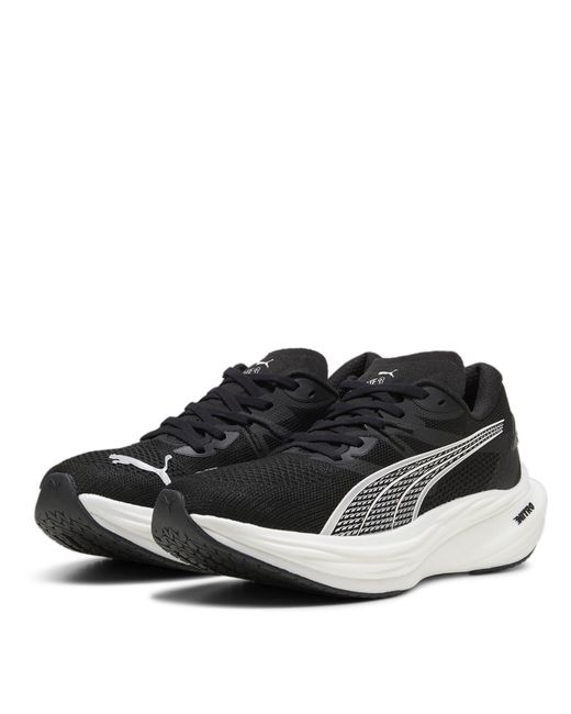 PUMA Black Deviate Nitroâ 3 Wide Running Shoes