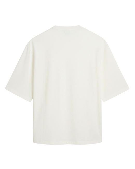 Ted Baker White Floral Graphic Soft Touch Fitted T-Shirt