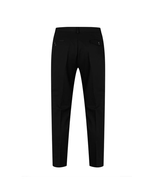 Twisted Tailor Black Kemp Tux Trousers for men