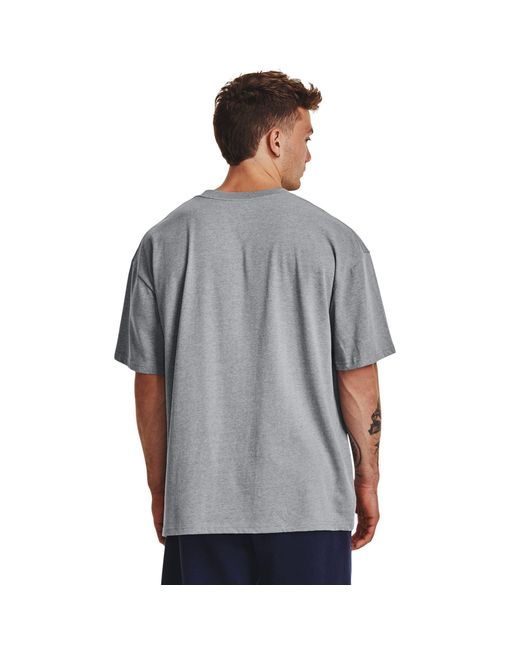 Under Armour Gray Short-Sleeve Performance Gym Top for men