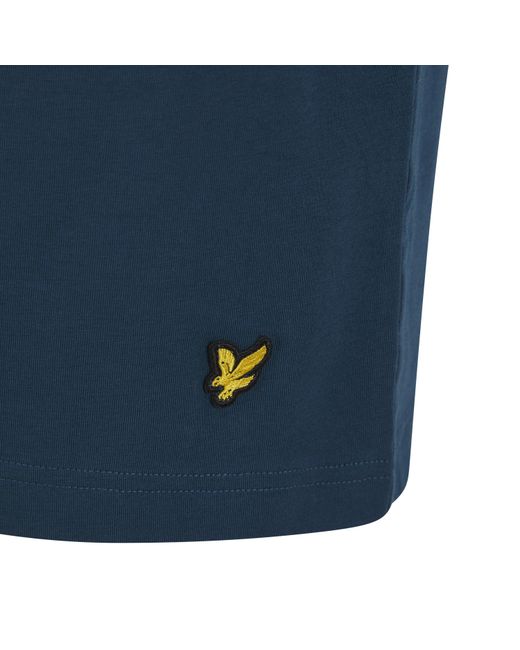 Lyle & Scott Blue Idris Pyjama Set for men