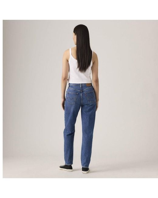 Levi's Blue 80S Mom Jean