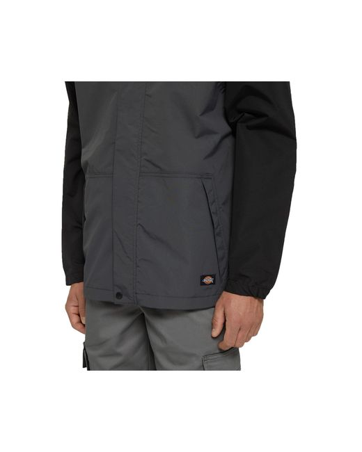 Dickies Black Waterproof Rain Jacket for men
