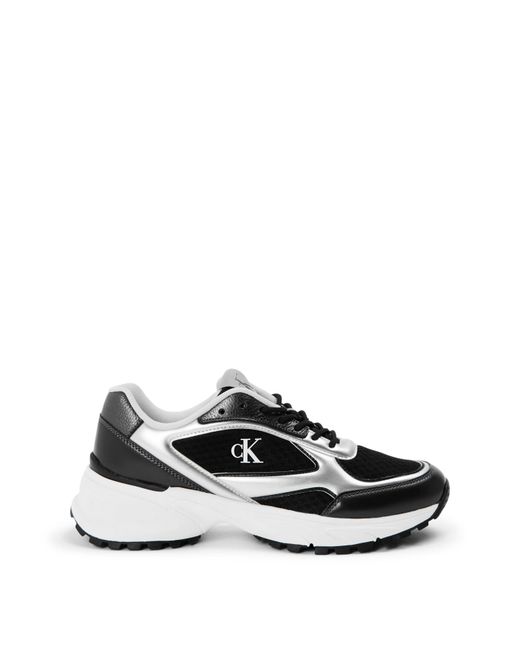 Calvin Klein Black Ck L Hike Runner Chunky Trainers