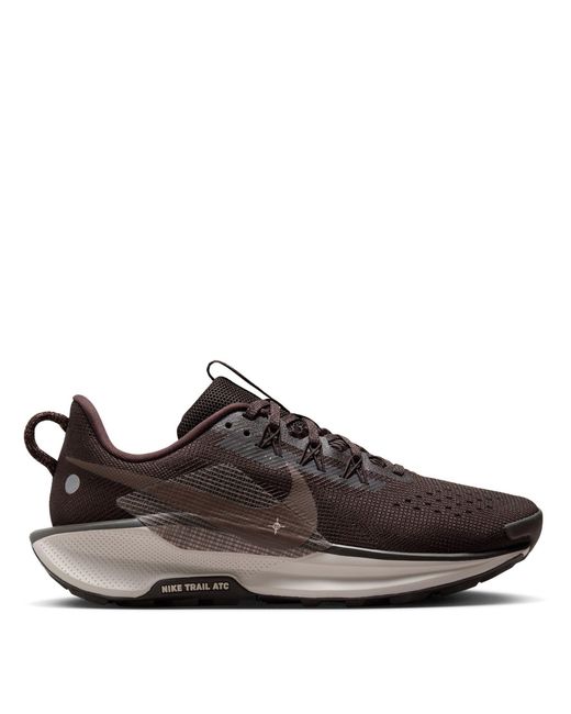 Nike Brown Reactx Pegasus Trail 5 Running Shoes