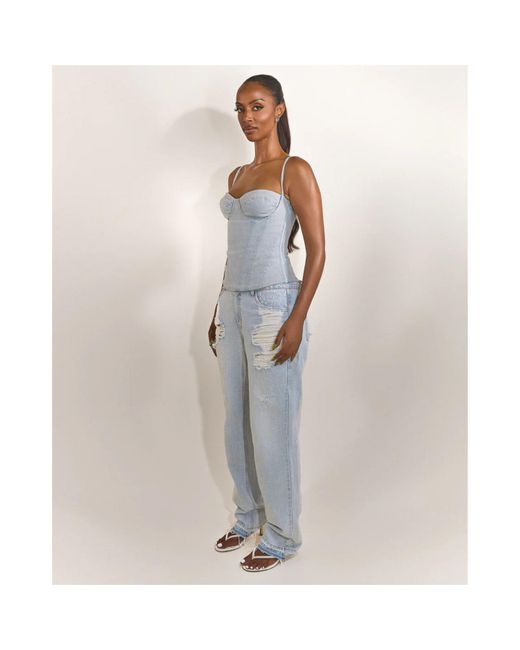 Mars the Label Blue Everly Corset