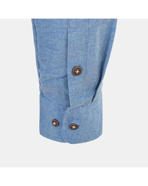 Firetrap Blue Plain Shirt for men