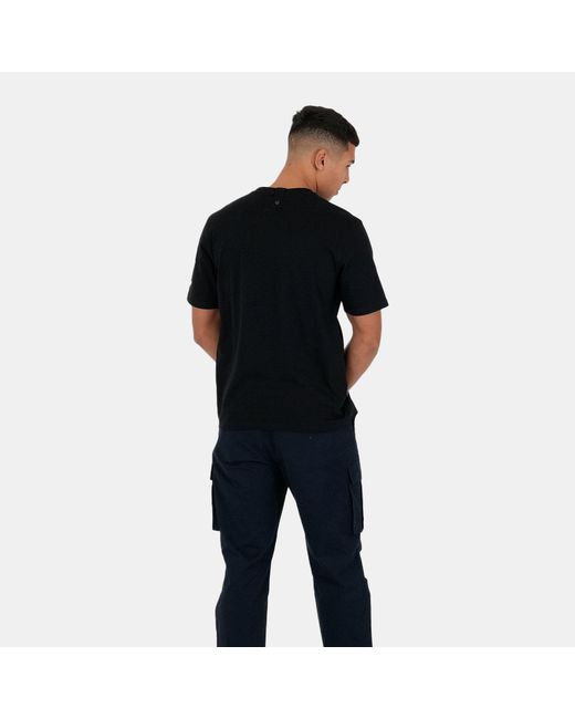 PEACEFUL HOOLIGAN Black Peaceful Wonderwall Regular Fit T-Shirt for men