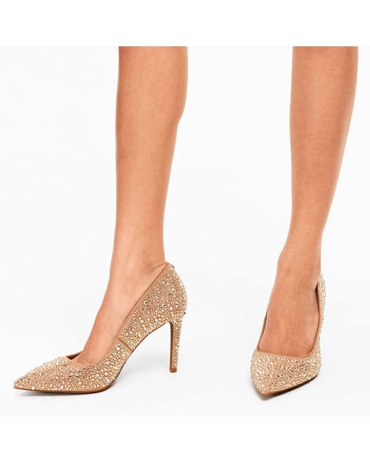 MICHAEL Michael Kors Metallic Stiletto Court Shoes