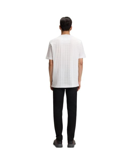 Boss White C Thompson Ps Short Sleeve Polo Shirt for men