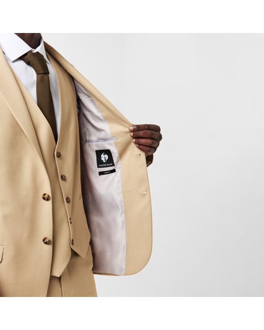 Twisted Tailor Natural Ellroy Slim Fit Jacket for men