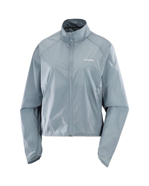 Salomon Blue Shakeout Fly Running Jacket