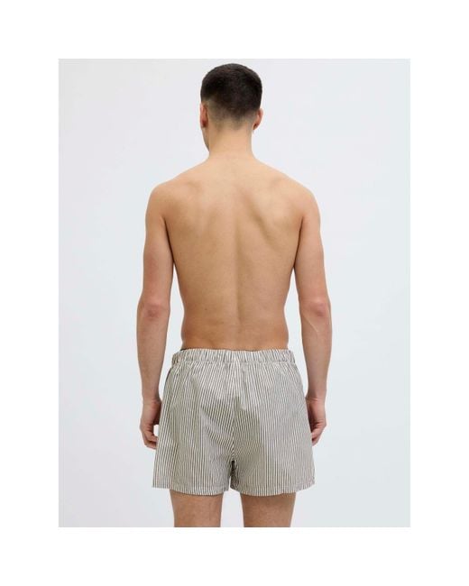 Jack & Jones Blue 5-Pack Milano Woven Boxers for men
