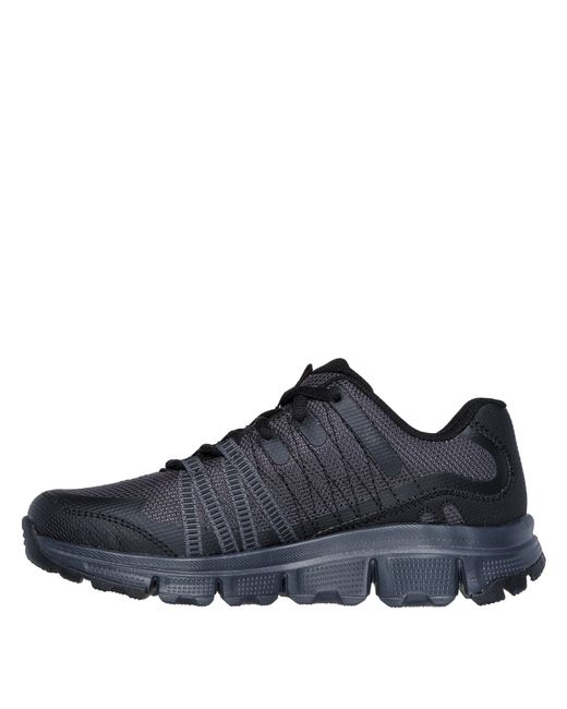 Skechers Blue Mesh Slip On Trainers