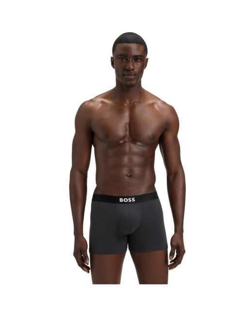 Boss Gray Boxer Briefs for men