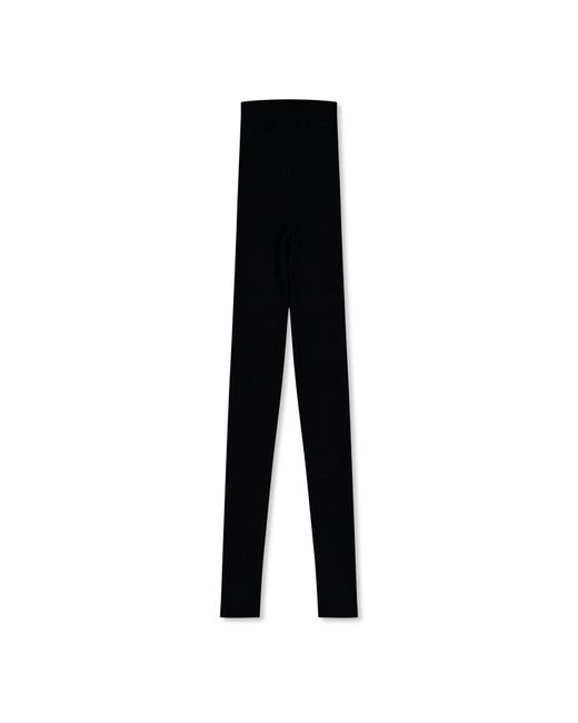Fear Of God Black Ribbed Full Length Leggings