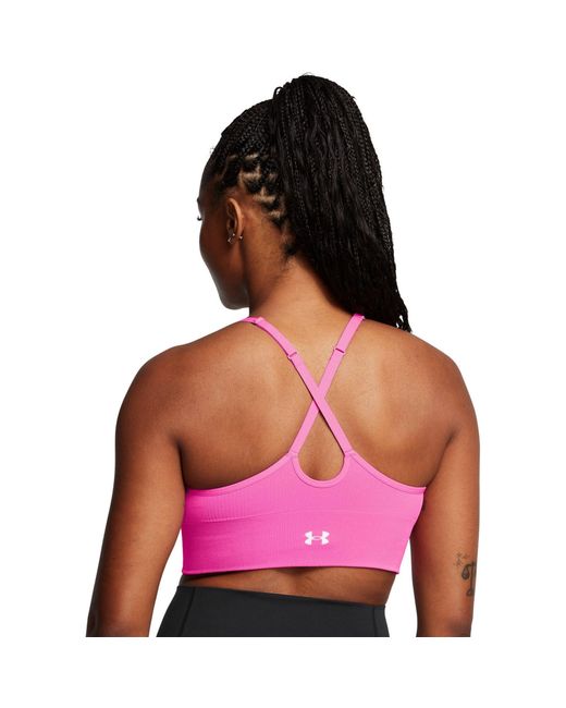 Under Armour Pink Vanish Seamless Low Impact Sports Bra