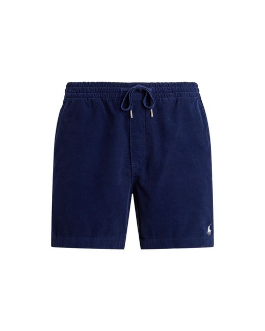 Polo Ralph Lauren Blue Prepster Corduroy Shorts for men