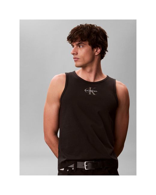 Calvin Klein Black Tank Vest for men