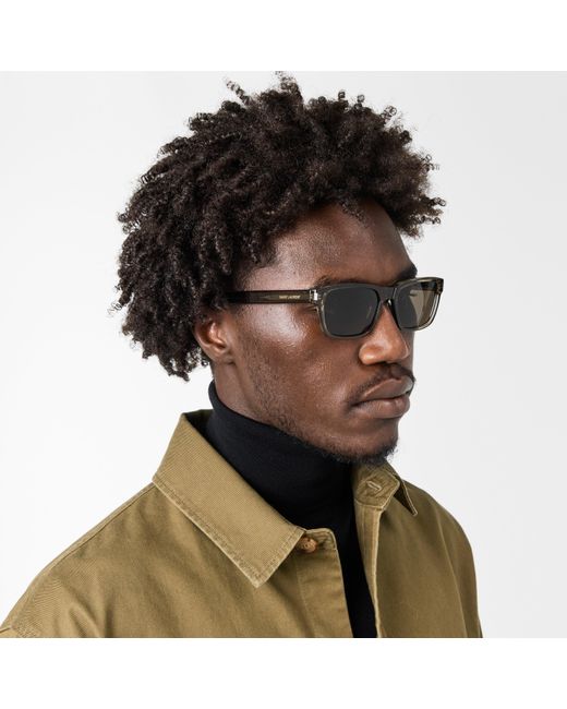 Saint Laurent Gray Sunglasses for men