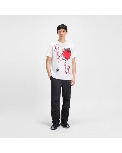 HUGO Red Vcarb Short Sleeve Polo Shirt for men