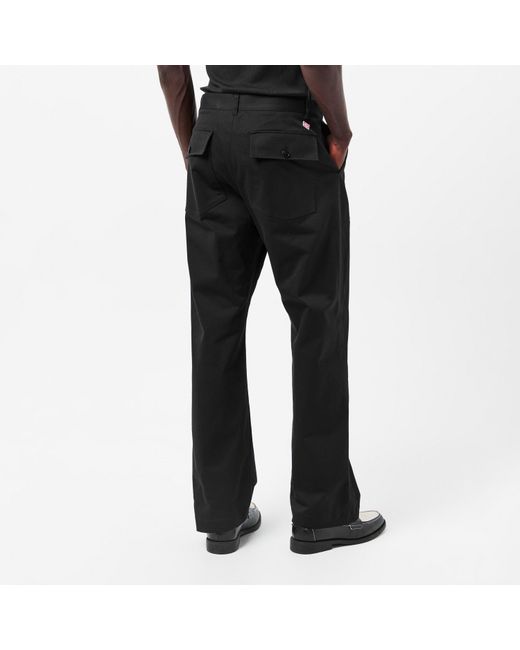 Casablanca Black Relax Wide Leg Trousers for men