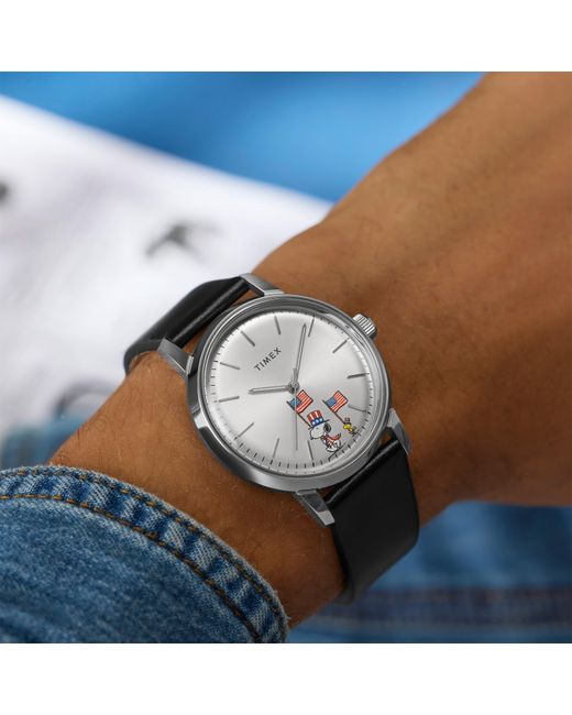 Timex Metallic Peanuts Quartz Analogue Watch