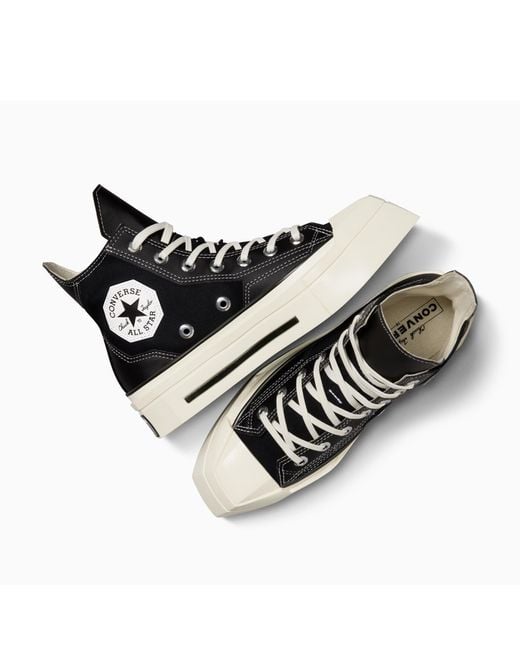 Converse Black Adults Chuck 70 De Luxe Squared High-Top Trainers