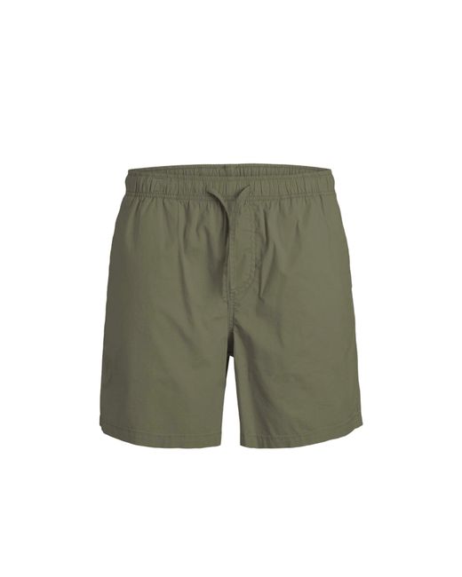 Jack & Jones Green Woven Tracksuit Shorts for men