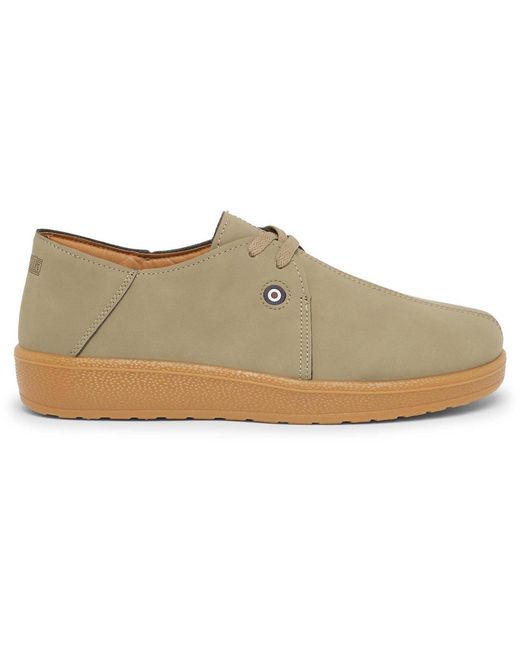 Lambretta Natural Panda Court Trainers for men