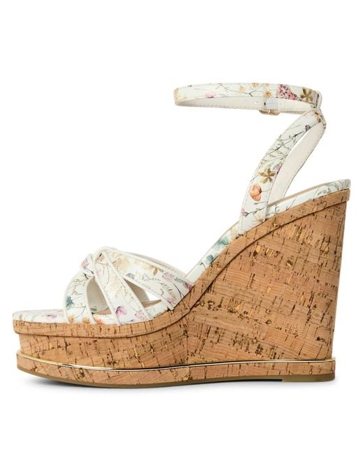 ALDO Metallic Wedge Heel Sandals