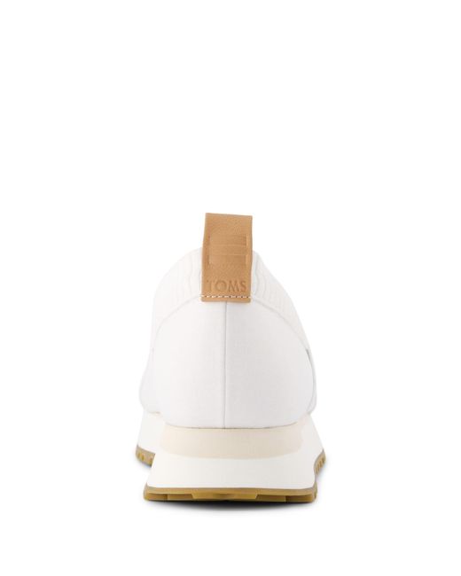 TOMS White Alpargata Resident 2.0 Trainers Size 3.5