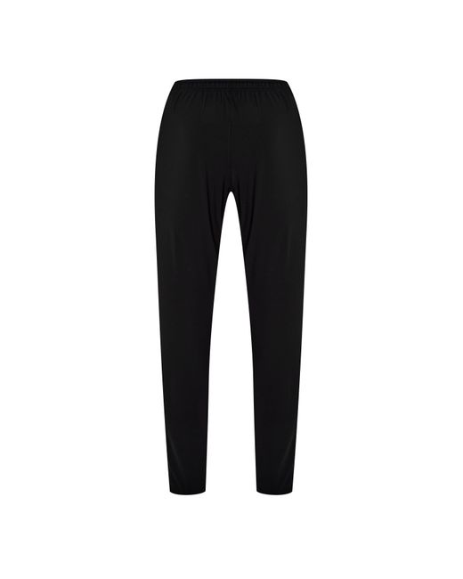 MACRON Black Wales Rugby Tracksuit Bottoms 2024 Adults for men