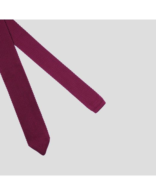 Twisted Tailor Purple Jagger Knitted Tie for men