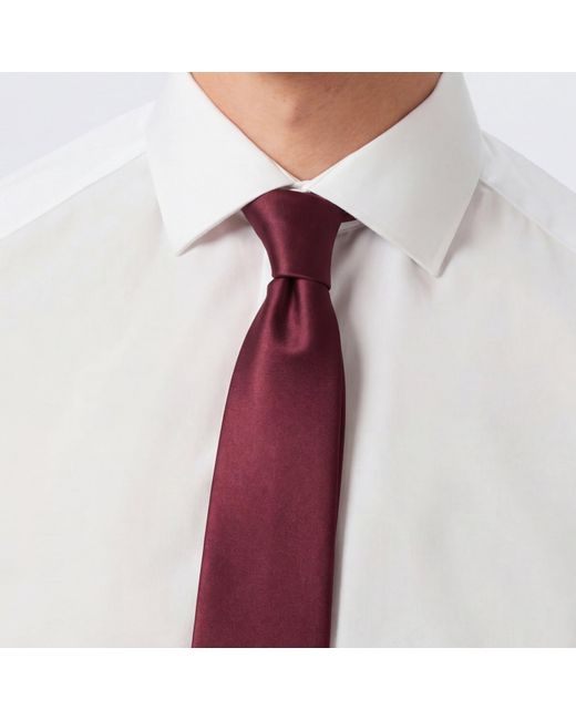 Twisted Tailor Purple Ellroy Plain Tie for men