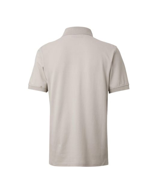 Belstaff Gray Cotton Pique Polo for men