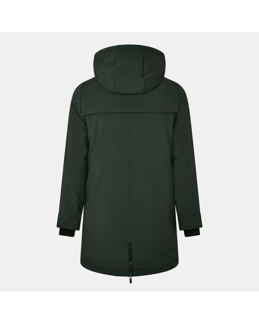 ONLY Green Hooded Long Weather-Resistant Parka