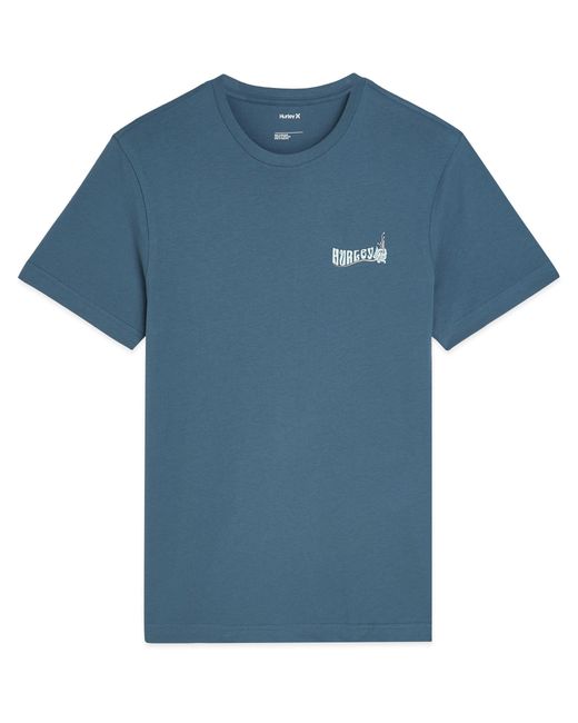 Hurley Blue Graphic T-Shirt for men