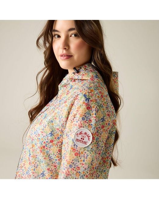Regatta Natural Cath Kidston Waterproof Pack It Jacket
