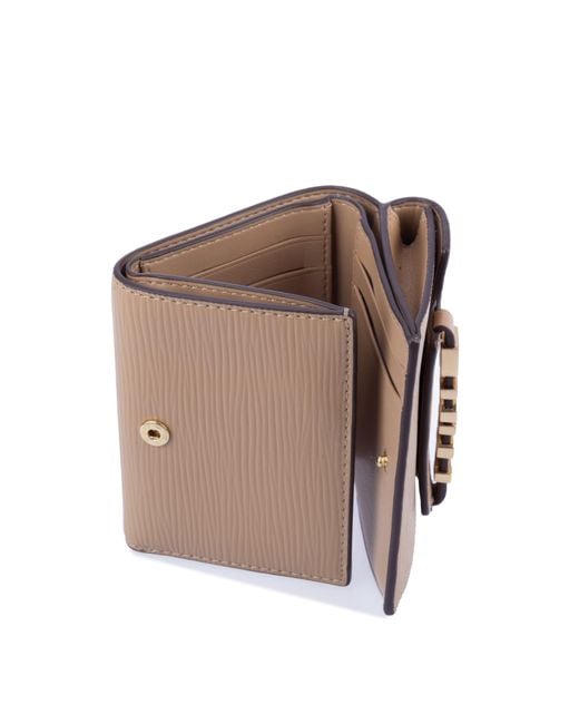 DKNY Natural Avril Tri-Fold Wallet