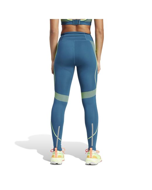 Adidas Blue Performance Running Tights