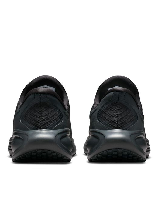 Nike Black Revolution 8 Easyon Running Shoe for men