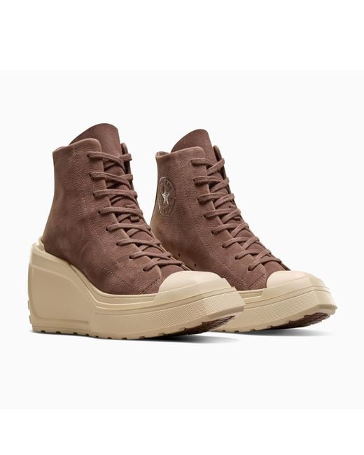 Converse Brown Chuck 70 De Luxe Wedge Co Trainers