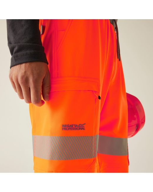 Regatta Orange Hi-Vis Prolite Stretch Jogger for men