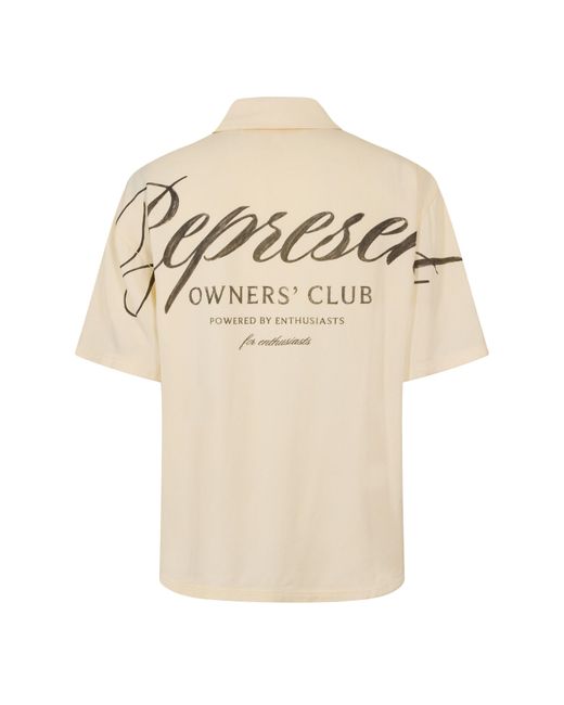 Represent Natural Patterned Short Sleeve Shirt for men