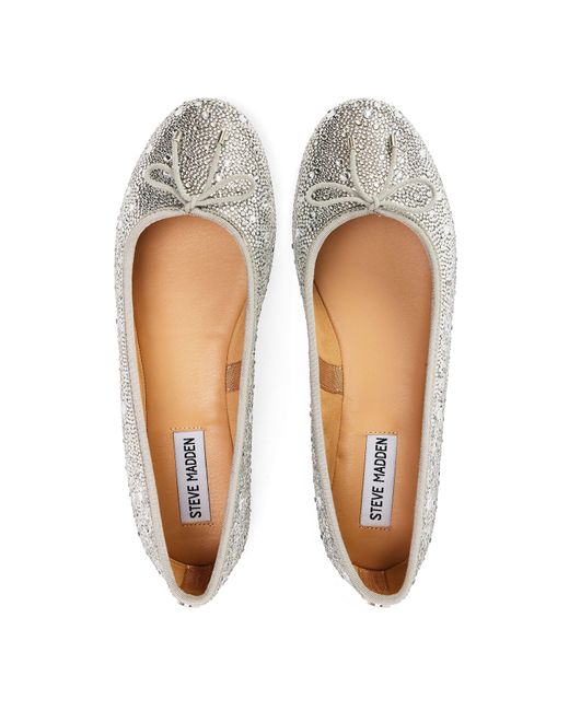 Steve Madden Blossoms R Metallic Patterned Flats